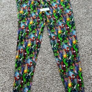 Colorful Superhero Women’s Bamboo Joggers with Pockets
